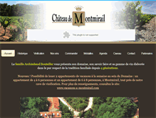 Tablet Screenshot of chateau-de-montmirail.com